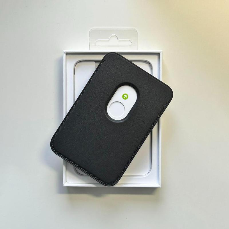 Apple Apple純正 MagSafe対応 iPhone レザーウォレット・ブラック 新品