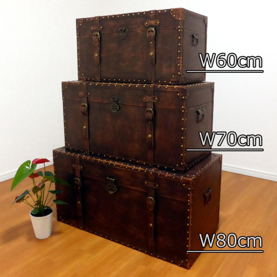 海賊の宝箱】アンティーク 木製トランク パイレーツ コレクション 重厚