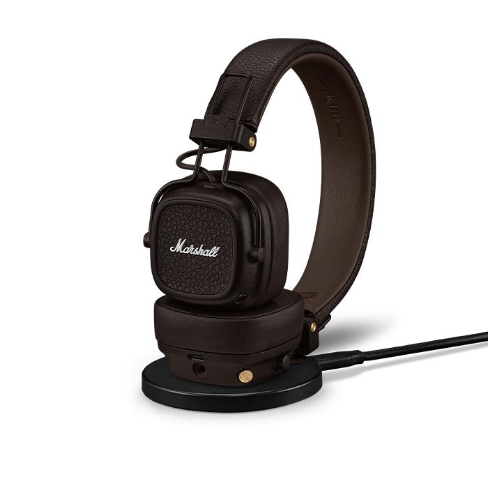 MAJOR Marshall Major V Brown ワイヤレスヘッドホン 折り畳み可能