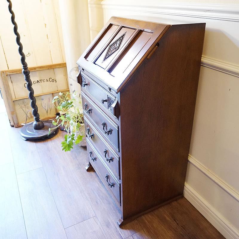 アンティーク家具 リプロダクト ライティングビューロー 机 デスク