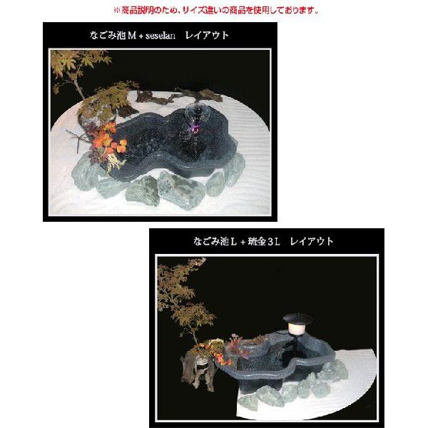 ゼンスイ なごみ池 M 30L (庭園埋め込みタイプ) 池 プラ池 ひょうたん