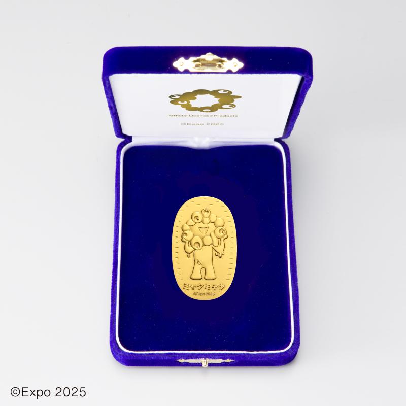 ミャクミャク金箔メダル【完売レア商品】 ミャクミャク金箔メダル