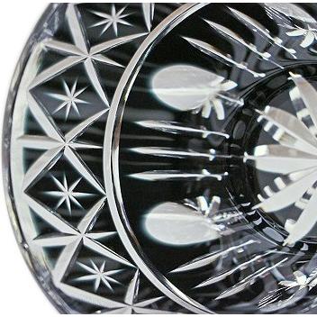 薩摩切子 】 黒切子 薩摩黒切子 『 ぐい呑 』 ぐいのみ 黒 鹿児島県