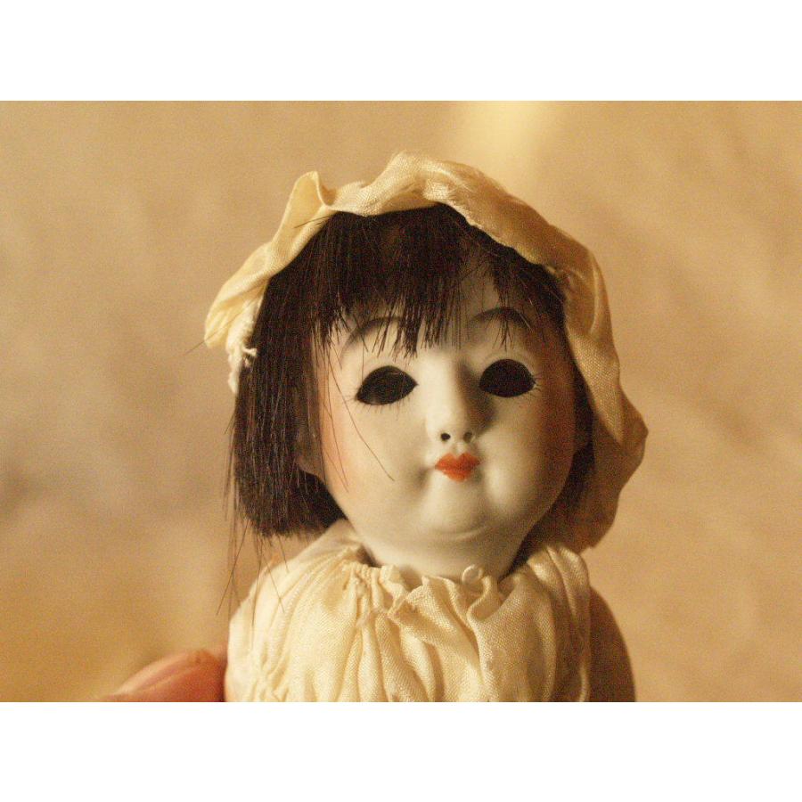 大正 昭和初期 貴重 サクラビスク16cm 日本人形 抱き人形 ベビー