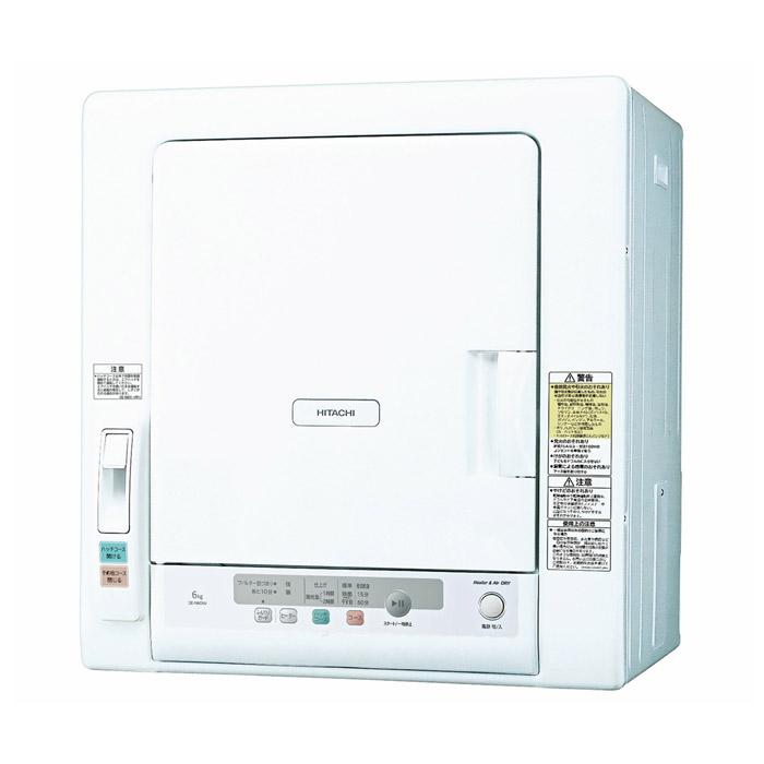 日立（HITACHI） 衣類乾燥機 乾燥容量6kg DE-N60HV-W ピュアホワイト
