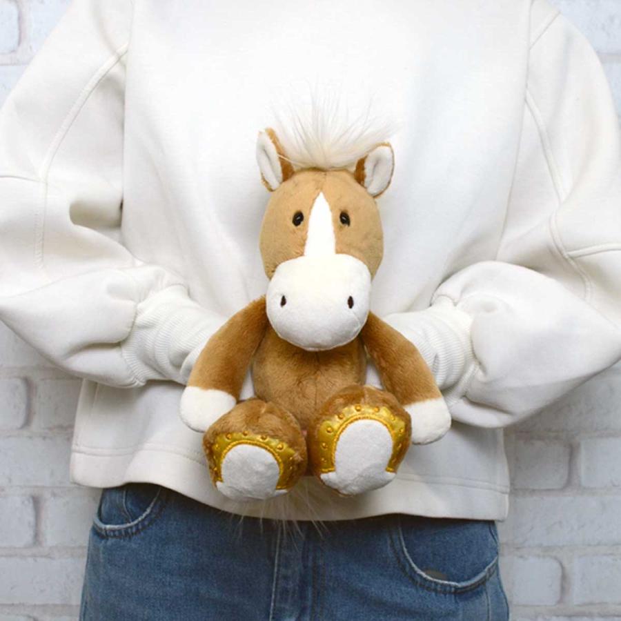 NICI(ニキ)ウマ2026 クリゲ ぬいぐるみ 25cm 馬 干支 動物 アニマル