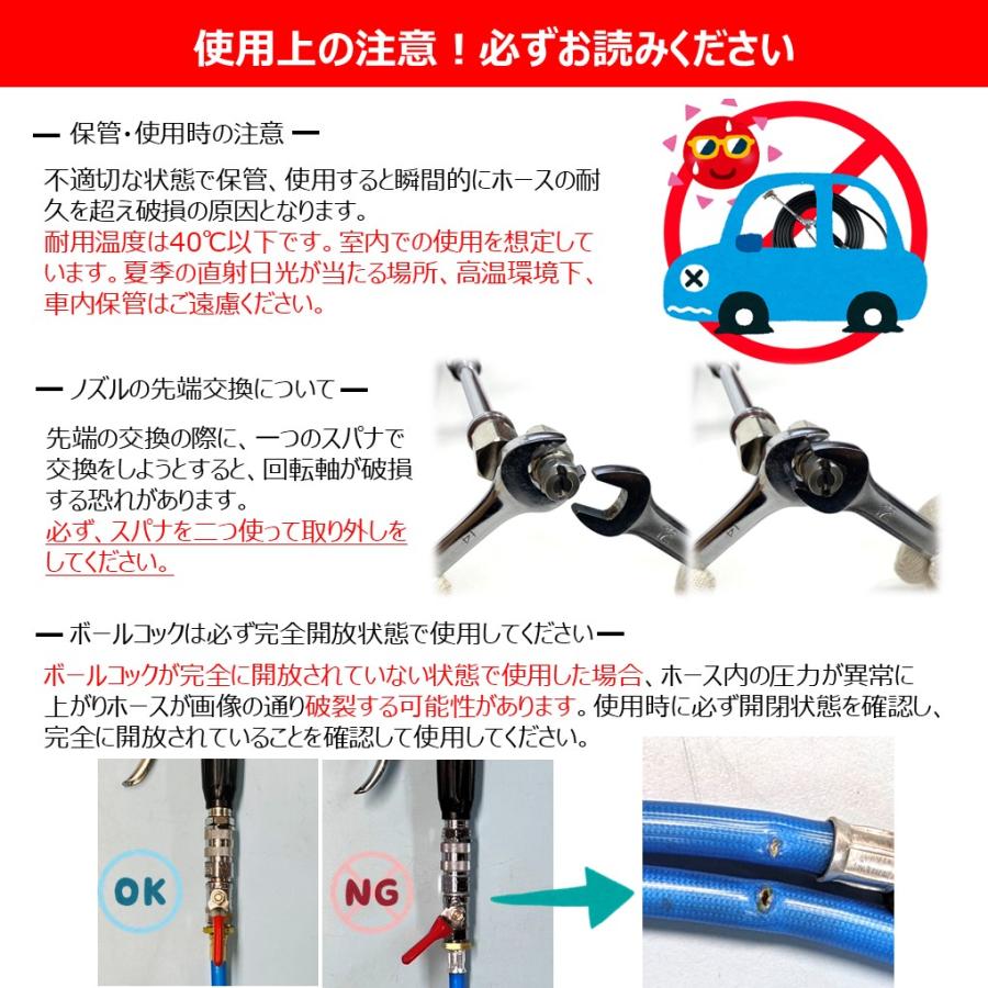 ケルヒャー（KARCHER） クイックコネクト式 専用 高圧ホース 15m 軽く