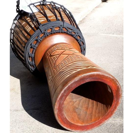 ジャンベ 12インチ 打面31cm 木製パーカッション 楽器 木彫り