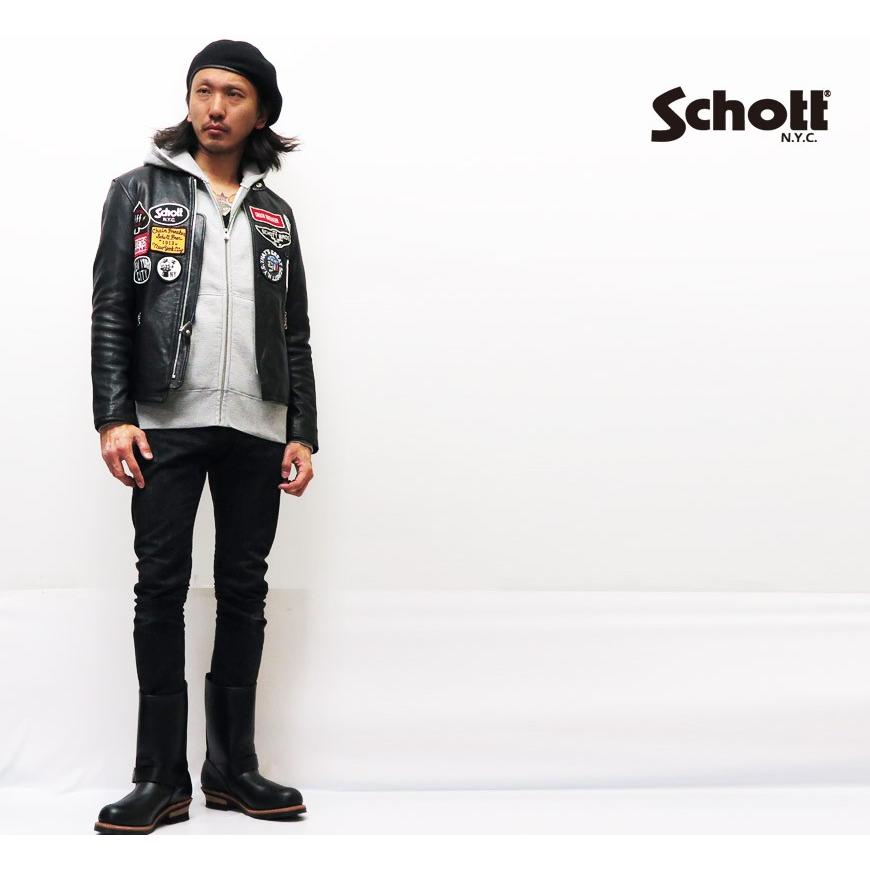 Schott N.Y.C（ショット） Schott ラムレザー ジャケット カフェ