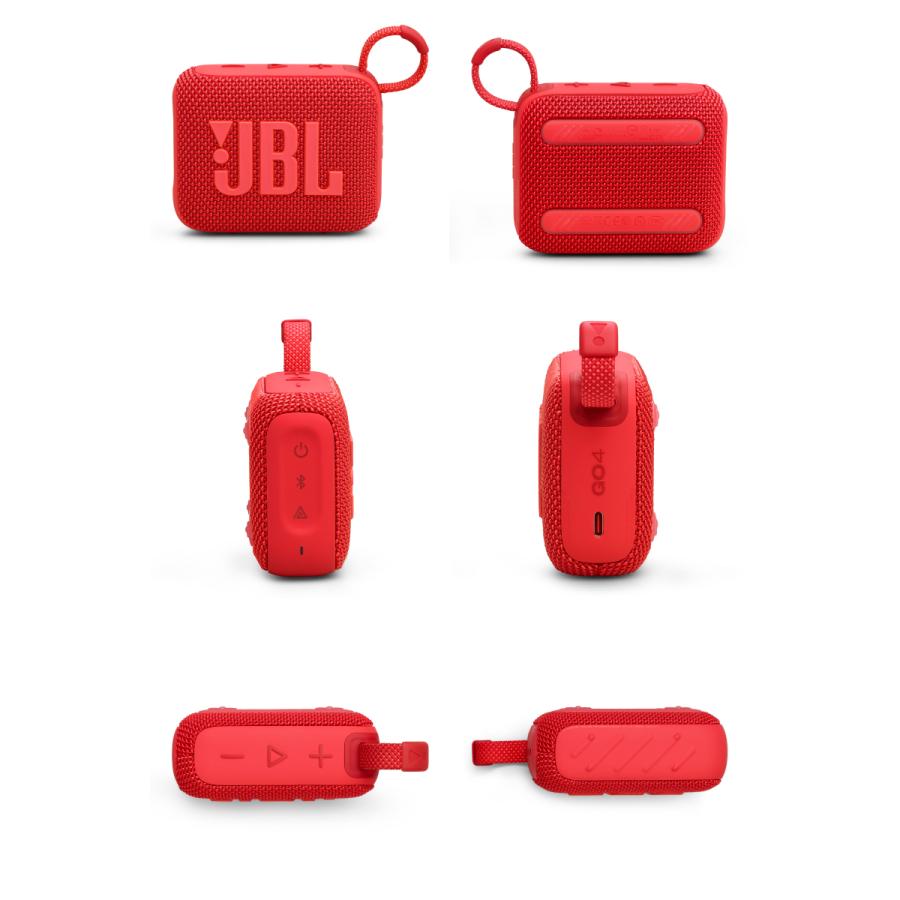 JBL GO 4 防水防塵 IP67 ワイヤレス コンパクト スピーカー Red