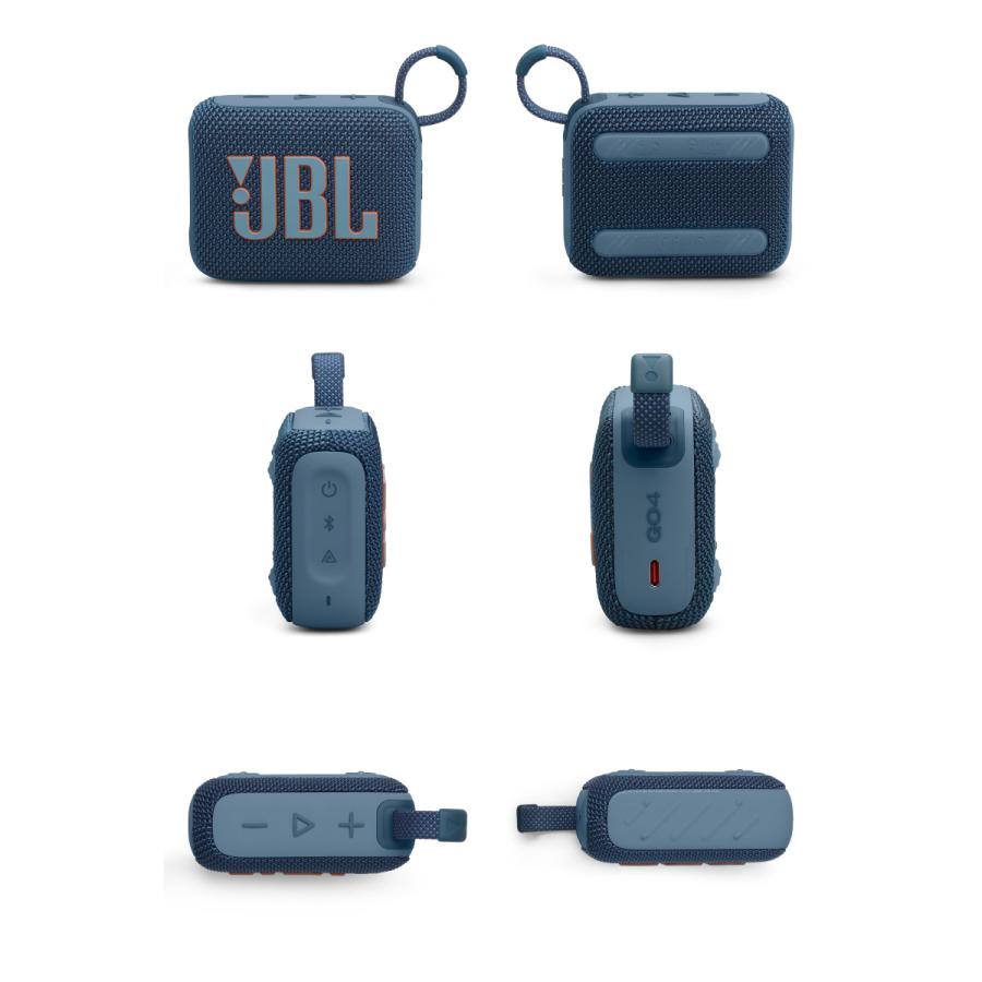 JBL GO 4 防水防塵 IP67 ワイヤレス コンパクト スピーカー Blue