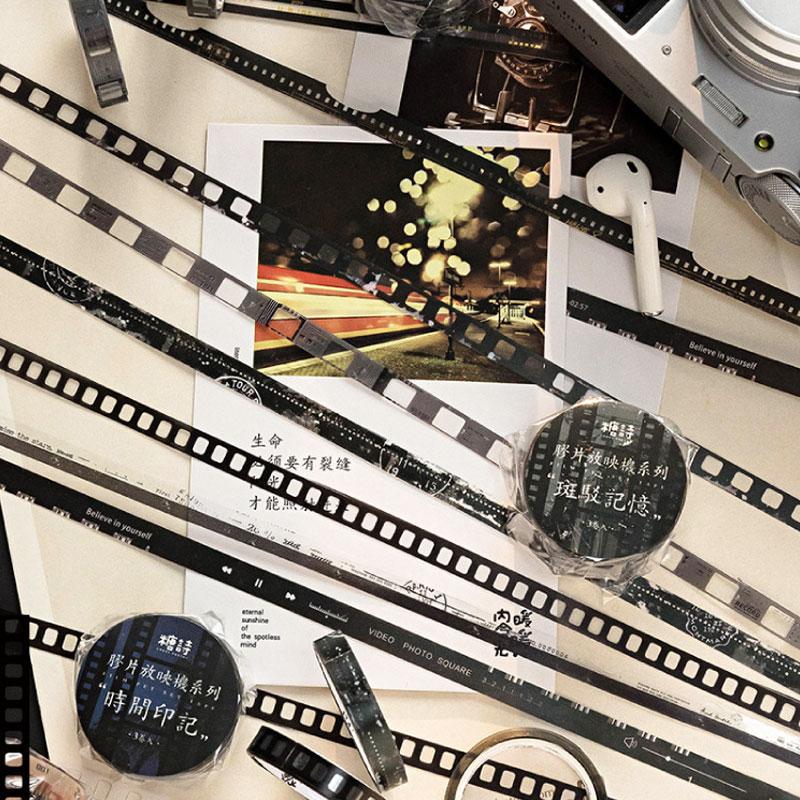 コラージュ 素材 マスキングテープ マステ 映画 ネガ フィルム