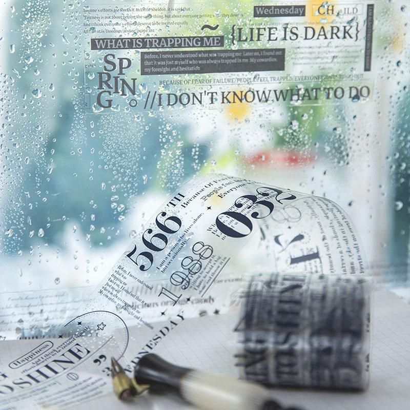 コラージュ 素材 マスキングテープ マステ 英字 英文 フレーズ