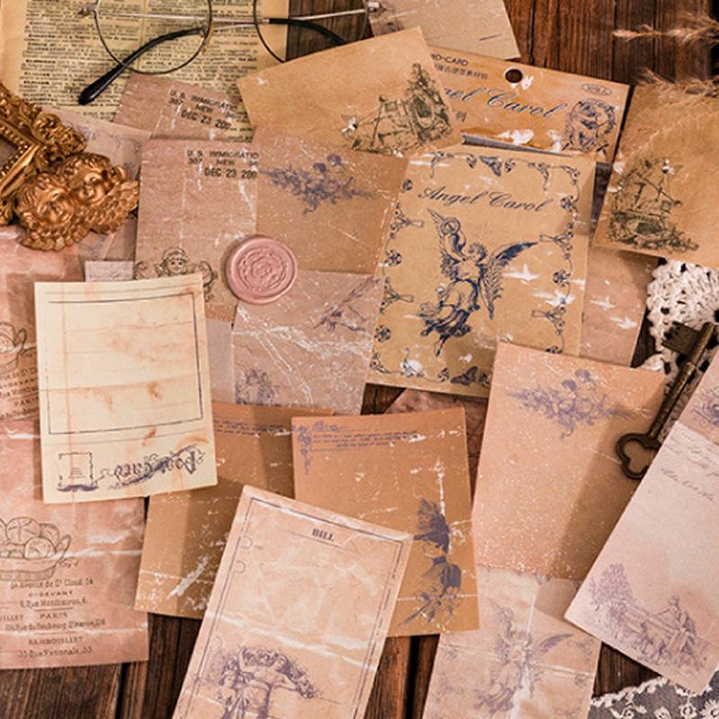 コラージュ 素材 デザイン ペーパー ジャンクジャーナル アンティーク