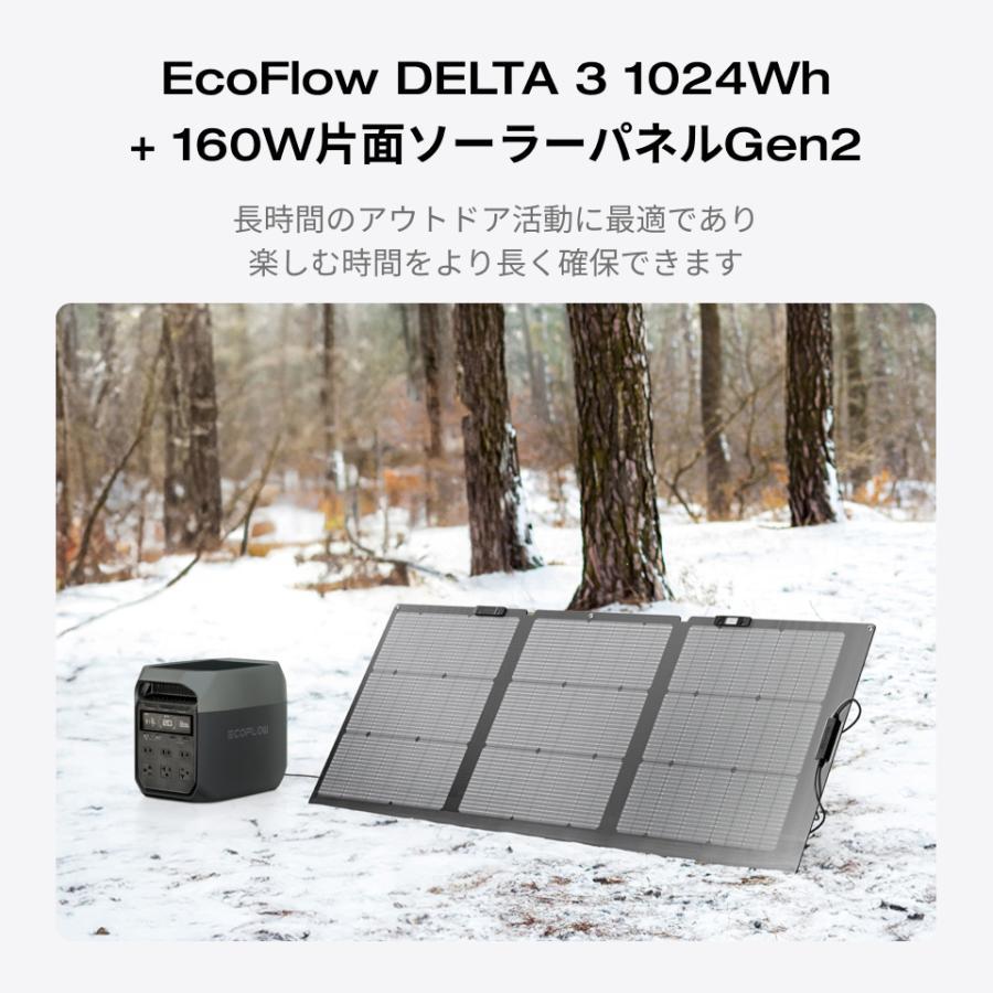 ECOFLOW 防災 ポータブル電源 ソーラーパネル セット 大容量 EcoFlow