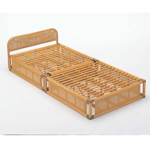折り畳みベッド ラタンベッド すのこベッド/ Bed 籐ベッド I-Y-915