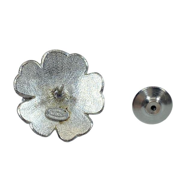 シャネル☆カメリア コサージュ ブローチ ココマーク フラワー柄