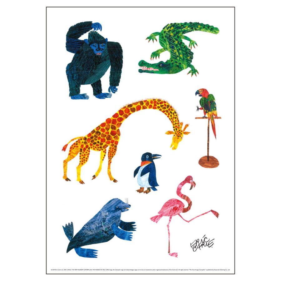 ERIC CARLE エリック・カール B4サイズ・ポスター『Animals』 : EL