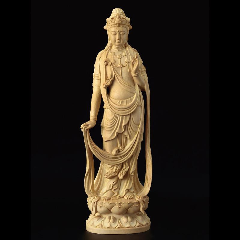 木製中国黄楊彫刻 釈迦苦行仏彫刻古美術骨董唐木黄楊木寺院仏教