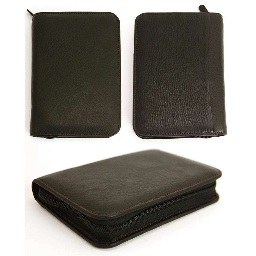 NAGASAWA PenStyle 5本差し キップレザー ラウンドジップペンケース