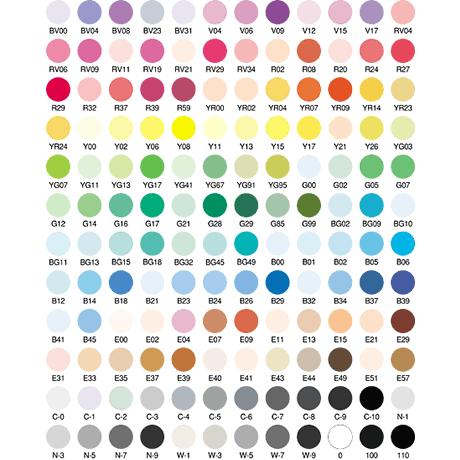 ポ*カ様 コピックスケッチ A B 計144カラー ➕️α コピックスケッチ