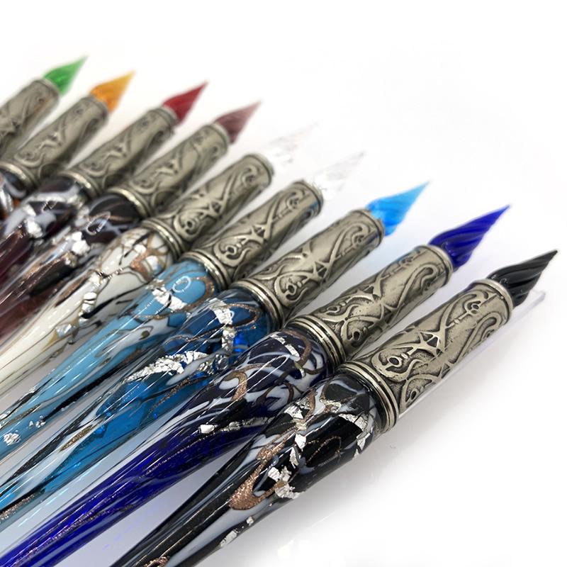 ガラスペン】【イタリア製】ボルトレッティ/Bortoletti インク付き