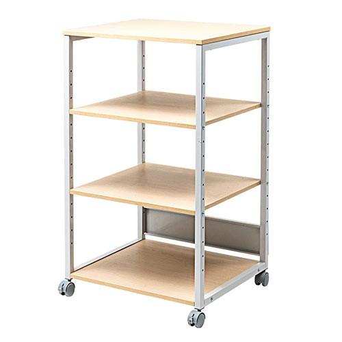 イーサプライ（e-supply） プリンター台 4段 プリンタラック