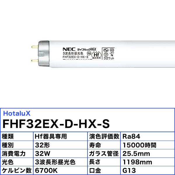 ライフルックHGX ホタルクス FHF32EX-D-HX-S 3波長形昼光色(クール色