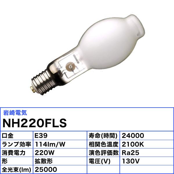 NH220FLS 220ワット 高圧ナトリウムランプ パナソニック 2灯 Panasonic