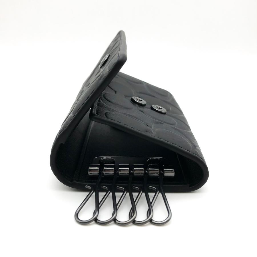 COACH（コーチ） ☆COACH☆ ファイブ リング キーケース シグネチャー