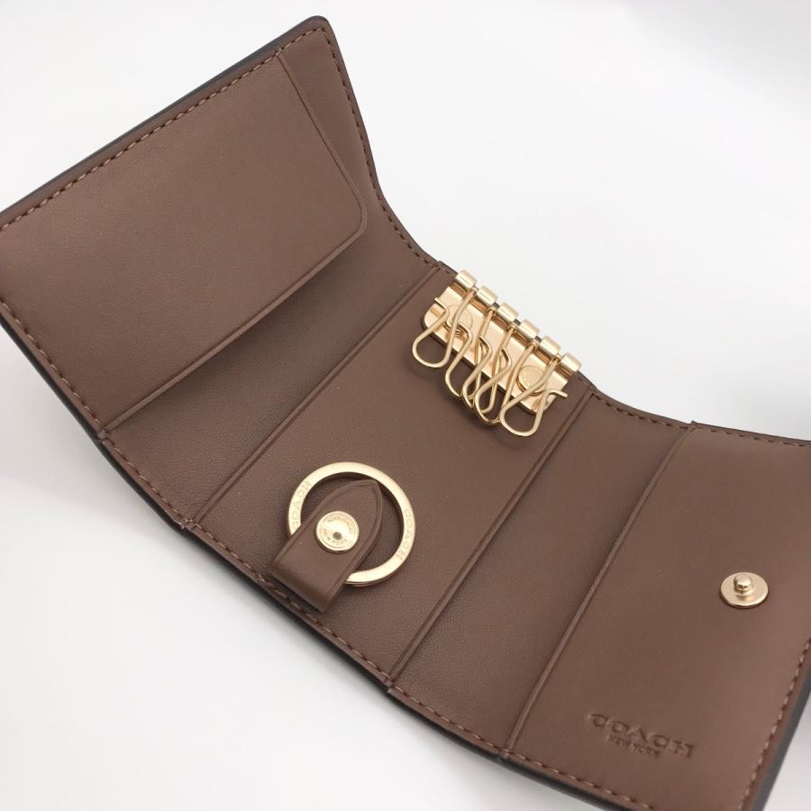 COACH（コーチ） ☆COACH☆ ファイブ リング キーケース シグネチャー