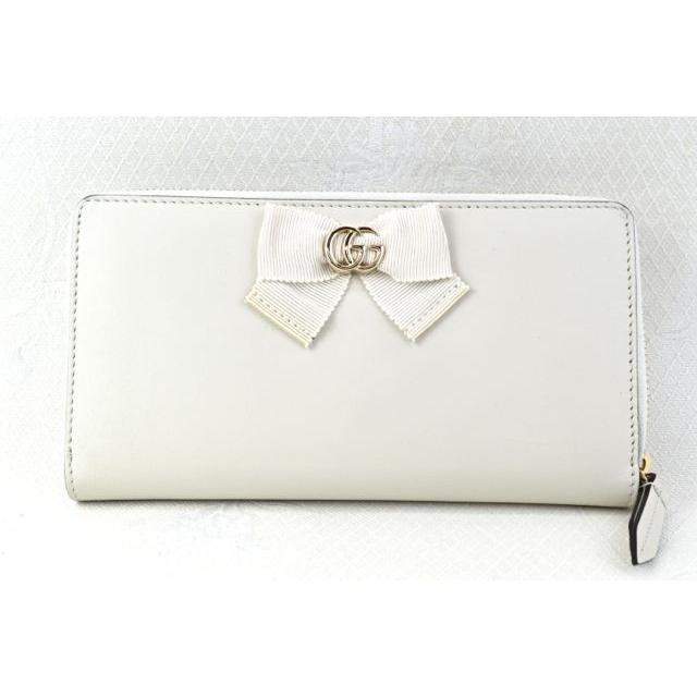 日本限定カラー✨ GUCCI 二つ折り財布 GGマーモント レザー 最高