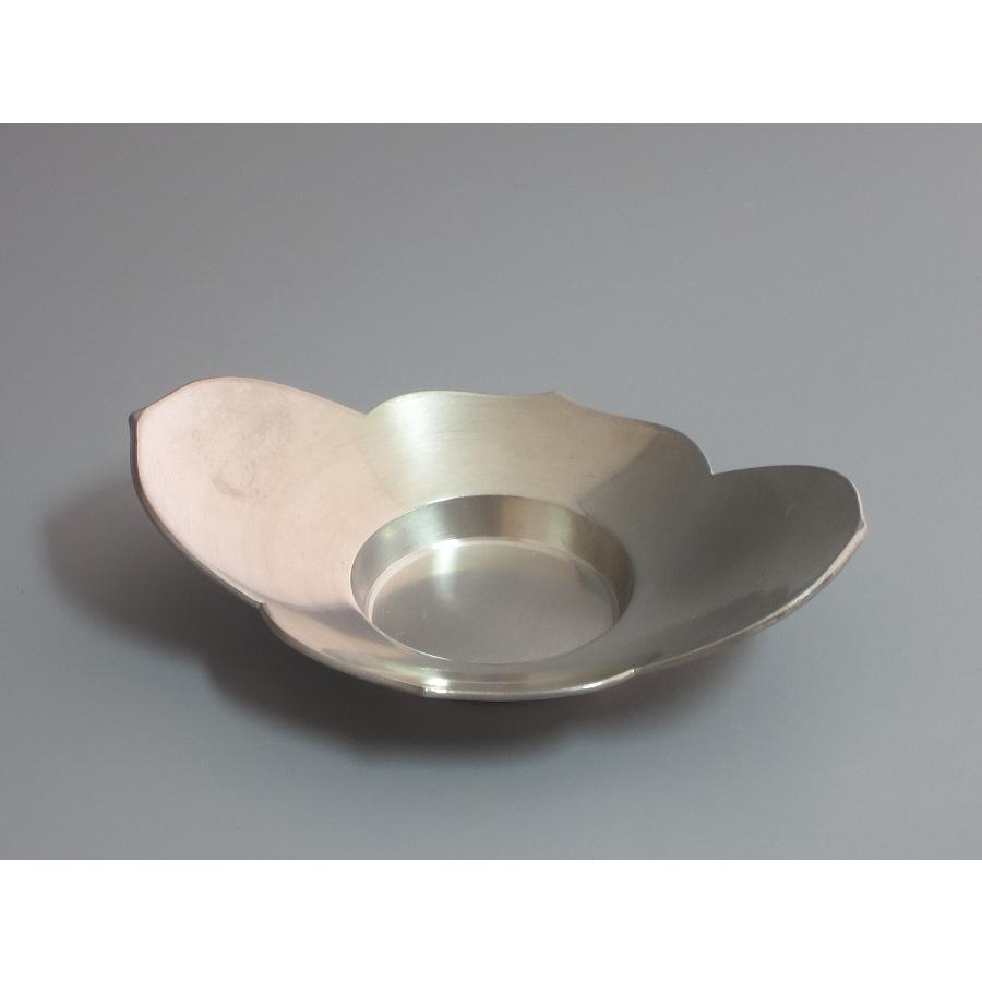 純錫 剣木瓜式茶托 倣盛永興之作意 四世秦蔵六造 共箱 : 茶道具商 越中