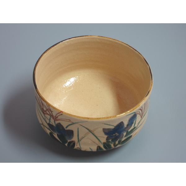 乾山写桔梗絵茶碗 佐久間芳丘造 共箱 : 茶道具商 越中屋 - 通販