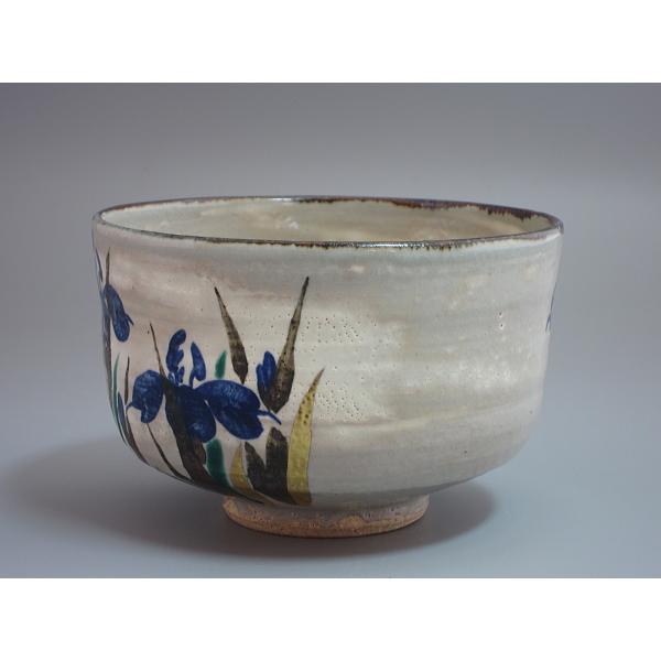 乾山写 菖蒲茶碗 加賀瑞山造 共箱 : 茶道具商 越中屋 - 通販 - Yahoo