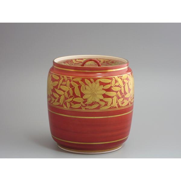 赤絵金襴手 牡丹唐草紋皆具 手塚玉堂造 共箱 : 茶道具商 越中屋 - 通販