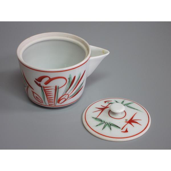 煎茶 赤絵 在銘 茶器揃い 未使用(A729) 煎茶 赤絵 在銘 茶器揃い 未