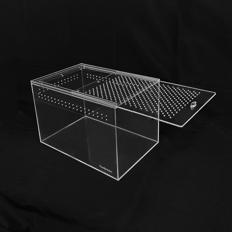 飼育ケース 鳥 爬虫類 昆虫 小動物 アクリルケースL : えとぴりか