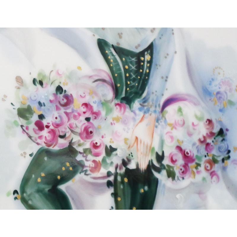 マイセンの陶板画 Sommer マイセンの陶板画 Sommer