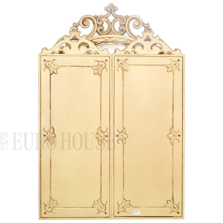 鏡 ミラー三面鏡 ガラス ゴージャス エレガント アンティーク調