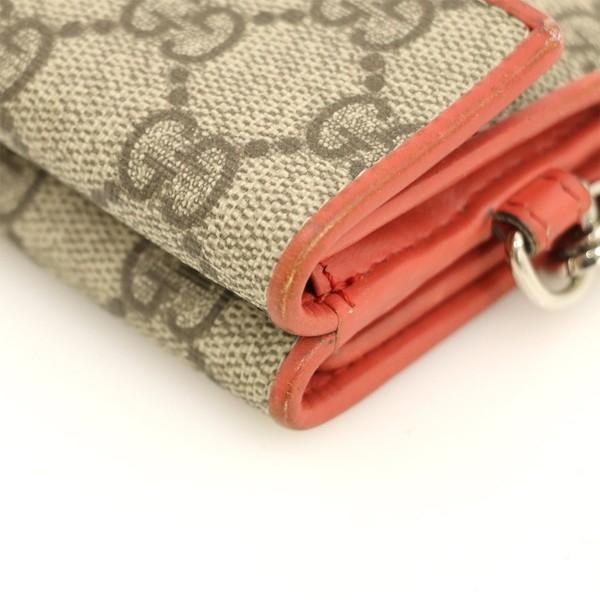 グッチ GUCCI GGキャンバス PVC コンパクト財布 両面財布 三つ折財布