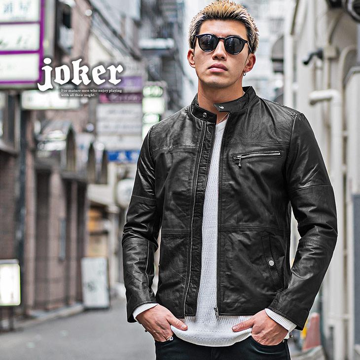 joker（ジョーカー） レザージャケット メンズ ライダース 本革