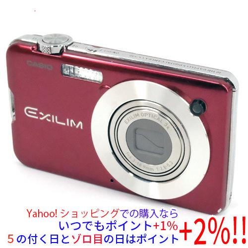 EXILIM CARD 【中古】CASIO製 EX-S10 レッド 1010万画素 本体のみ 液晶