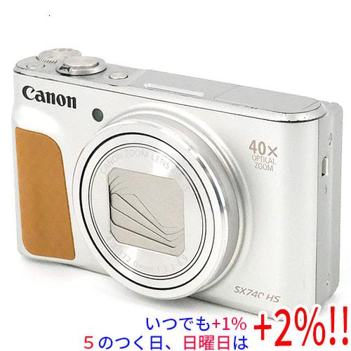 PowerShot 【中古】Canon製 SX740 HS シルバー 2030万画素