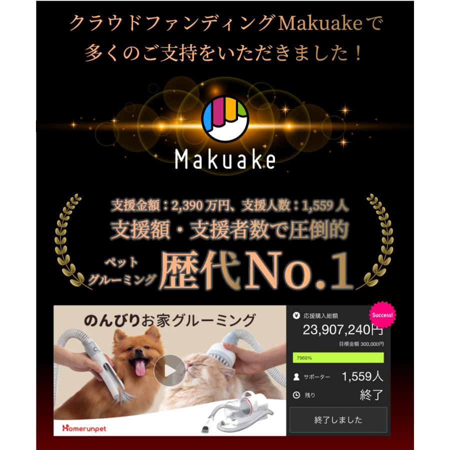 Homerunpet（ホームランペット） ペットグルーミングキット 静音 安全