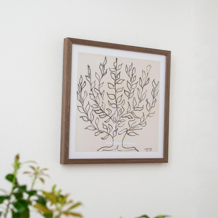 2/11はポイント10倍／ ポスター フレーム付き Le platane S 37.5×37.5