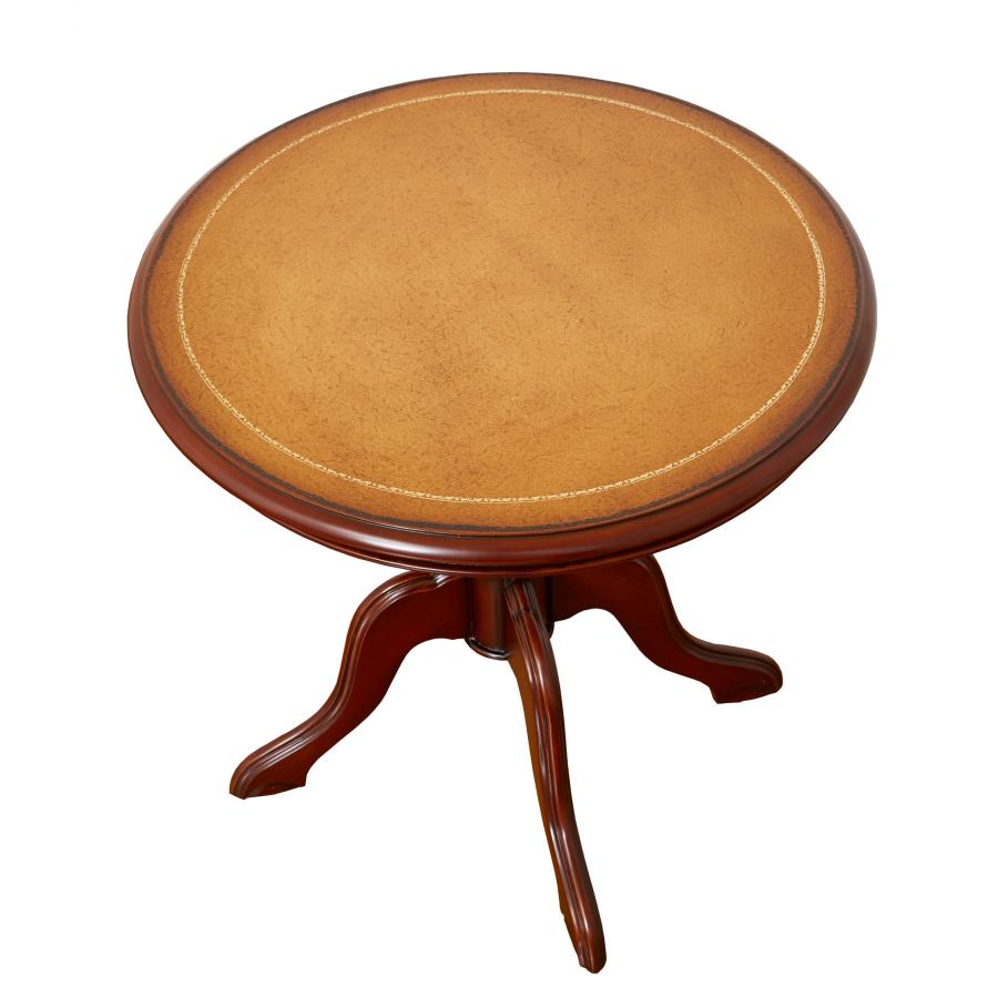 サイドテーブル 丸 アンティーク おしゃれ 猫脚 カフェテーブル 木製