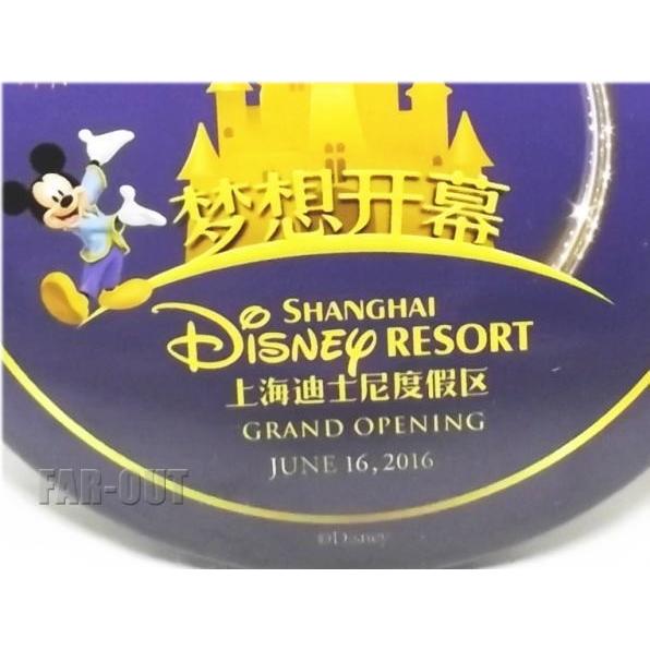上海ディズニーランド SHDL グランドオープン記念 2016年 缶バッジ 缶
