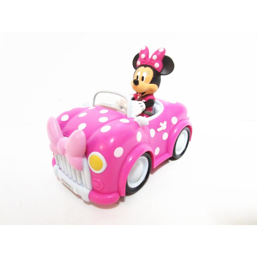 ミニー ポルカドット 水玉 ピンク プルバックカー フィギュア