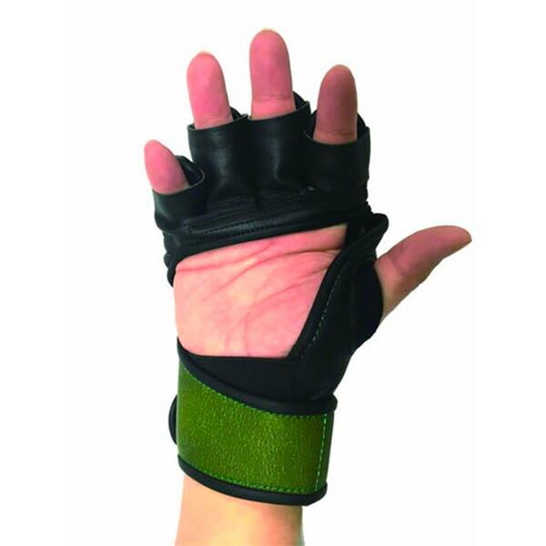 ISAMI RIZIN オープンフィンガーグローブ Sサイズ グリーン イサミ